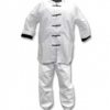 student kung fu white uniform