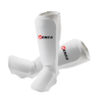 COTTON SHIN PADS White, SHIN GUARDS WITH INSTEPS