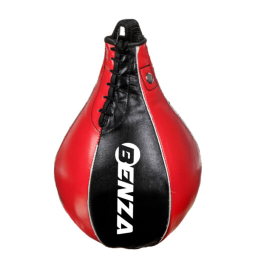 Speed ball, punching ball leather - Red/Black
