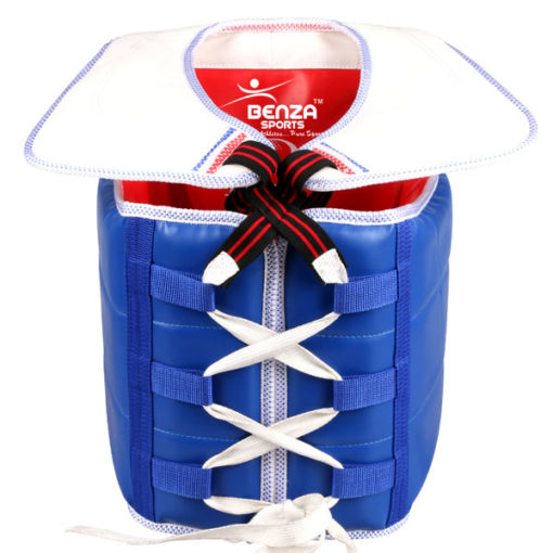 taekwondo wtf sparring chest guard-back