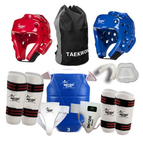 9pcs Taekwondo Sparring Gear Set 500x500 