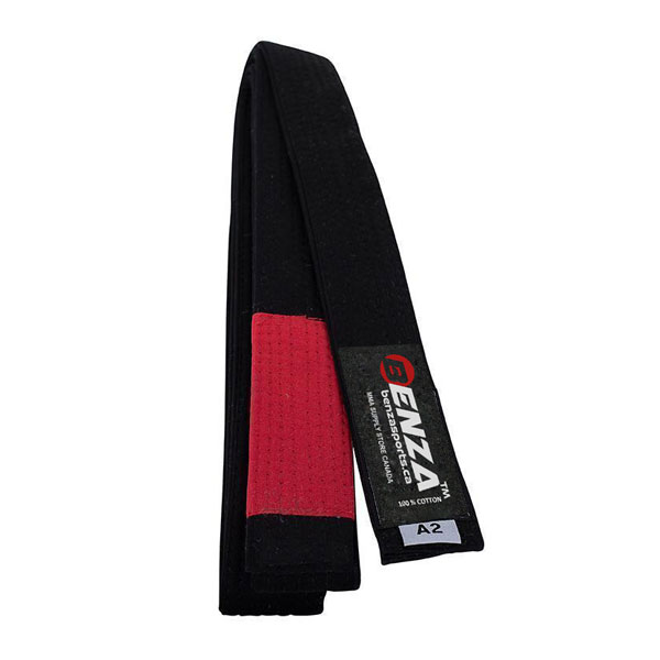 Black /& Red A1 A2 A3 A4 A5 | Brazilian Belt Poly Cotton Fabric IBJJF Perfect for Martial Arts Grappling Training MMA TKD and Competition Starpro Jiu Jitsu BJJ Belts