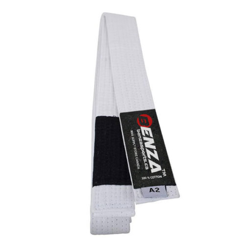 White BJJ Rank Belt