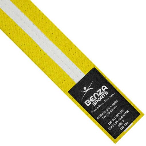 Karate Taekwondo White Stripe Belt