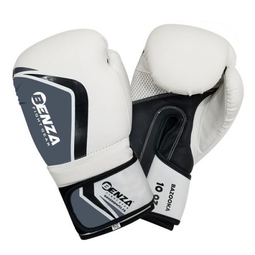 Benza Bazooka Infused Foam Boxing Glove White