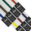 Taekwondo belt white with color stripe