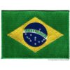 Embroidered Patch Brazilian Flag