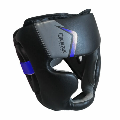 Benza Bazooka Series Sparring Head Guard : Black/Blue - Image 5