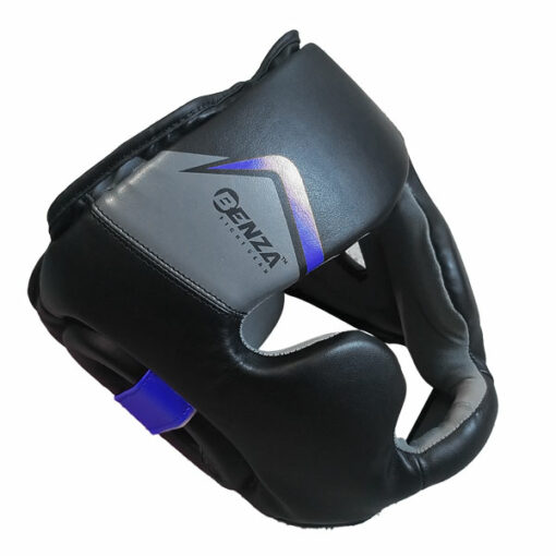 Benza Bazooka Series Sparring Head Guard : Black/Blue - Image 4