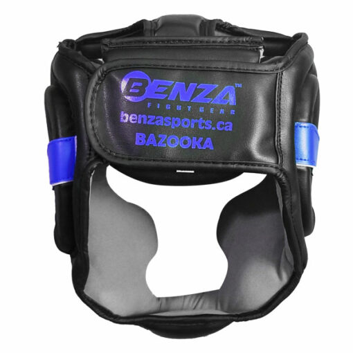 Benza Bazooka Series Sparring Head Guard : Black/Blue - Image 2