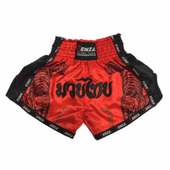 Benza Tiger Spirit Muay Thai Shorts - Red