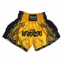 Benza Tiger Spirit Muay Thai Shorts - Yellow