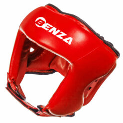 BENZA Boxing Competition Headgear - Open Face Blue Headguard