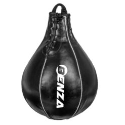 speed ball, punching ball leather - Black