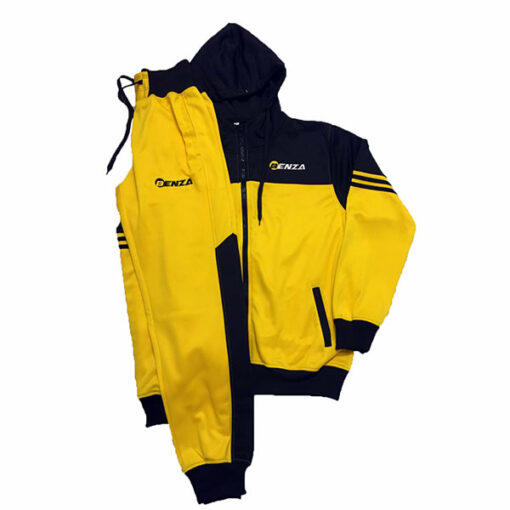 Benza Team Tracksuit black-yellow