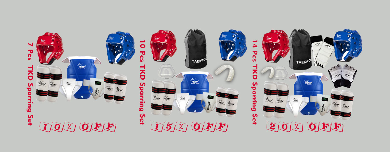 Karate, Taekwondo Sparring Gear Set